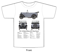 Morris Minor SV 4 Seat Tourer 1931-34 T-shirt Front
